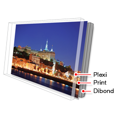 Quebec Face Mounting Prints On PlexiGlass